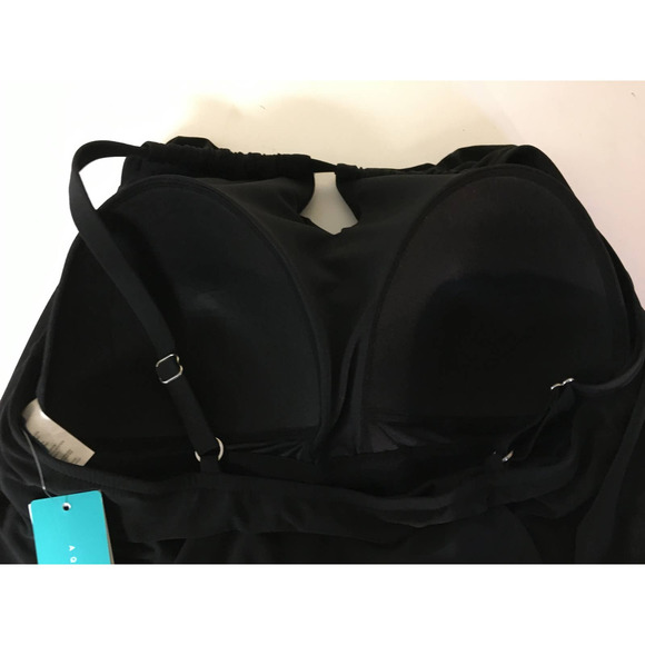 Aqua Green Swim New Aquagreen 22w Sexy One Piece Swimsuit Skirted